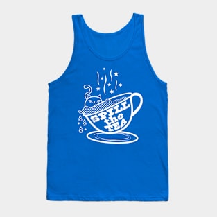 Kitty, Spill the Tea - white Tank Top